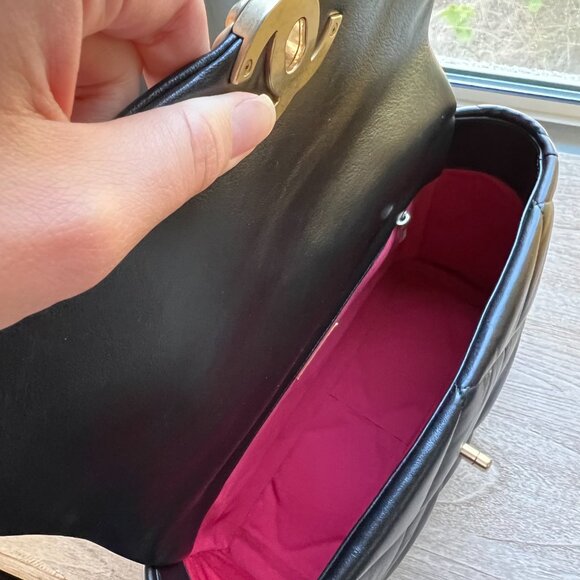 Chanel 19 Medium/Large black - Picture 4 of 11